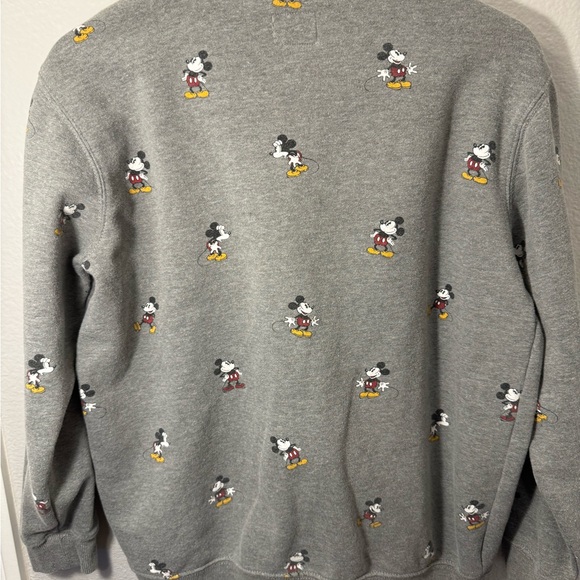 Vans Gray Mickey Mouse Crewneck Sweater - Picture 2 of 4